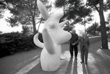 Calder and Miró at Fondation Maeght (1969)
