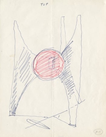 Drawing of El Sol Rojo (1967)