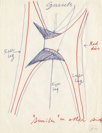 Drawing of El Sol Rojo (1967)