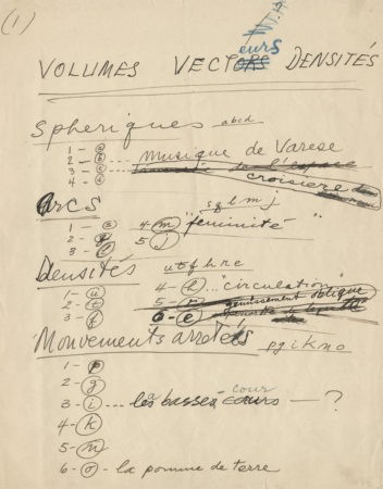 Exhibition checklist for Galerie Percier (1931)