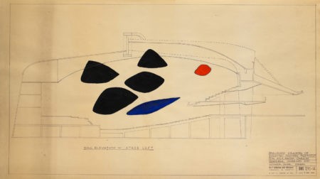 Preliminary drawing for Acoustic Ceiling (c. 1952)