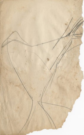 Preliminary drawing for Fawn (1944)