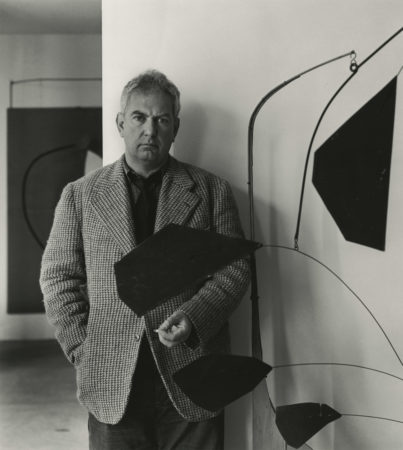 Calder at Alexander Calder: Sculptures and Constructions (1943)