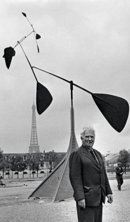 Calder with Spirale, Palais de l’UNESCO, Paris (1958)