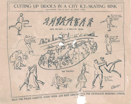 “Cutting Up Didoes in a City Ice-Skating Rink” (1925)