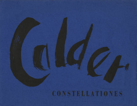 Announcement for Calder: Constellationes (1943)