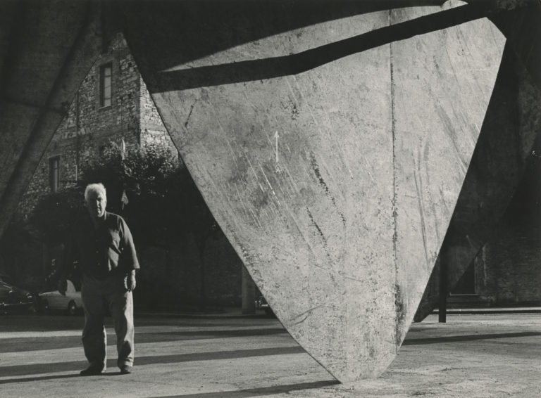 Calder With Teodelapio, Spoleto, Italy (1962) 