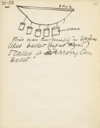 Drawing of A Merry Can Ballet (1955)