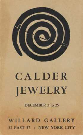 Calder Jewelry (1940)