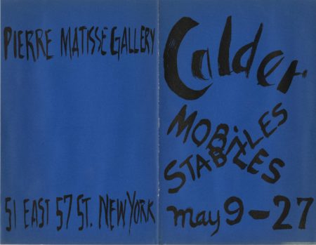 Calder Mobiles–Stabiles (1939)