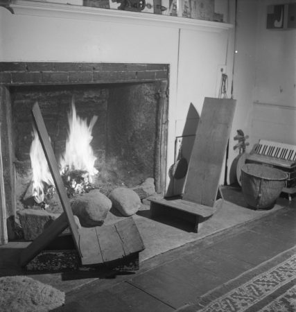 Chairs (c. 1935) and Untitled (c. 1945), Roxbury house “front room” (1950)
