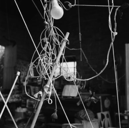 Elements, wires, lines for elevating mobiles (1947)