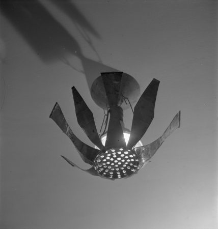 Light fixture (c. 1935), Roxbury house “front room (1950)