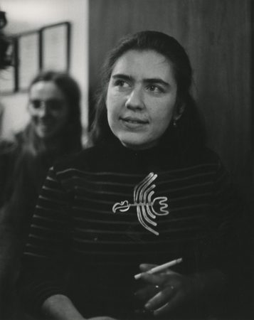 Mary Calder Rower wearing a Calder brooch (c. 1945) (1965)