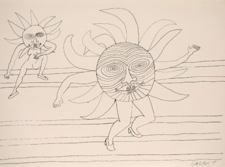 Two Female Suns on Horizontal Steps (1967)