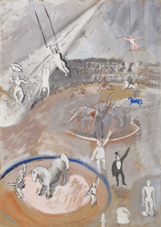 Untitled (Circus scene; polo match) (c. 1926)
