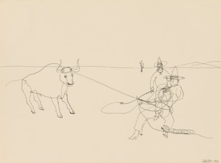 Cowboys Roping a Steer (1932)