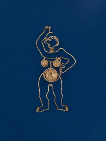 Woman belt buckle (c. 1935)